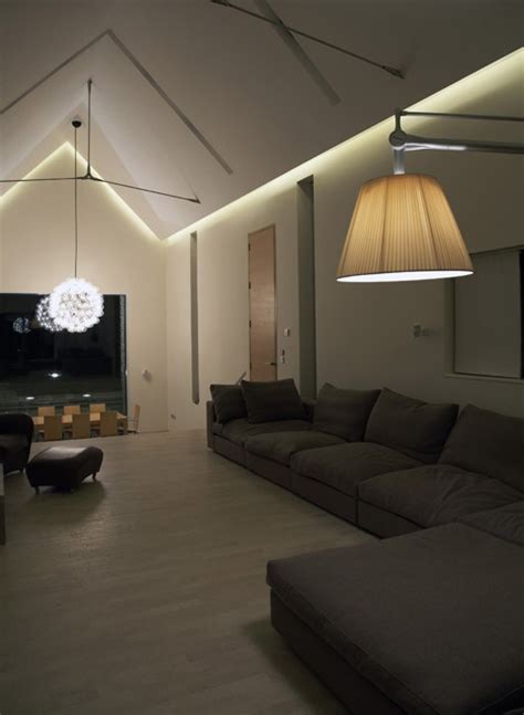Hangs approximately 4 inches to 8 inches from the ceiling. 249 best images about Concealed lighting / floating wall ...