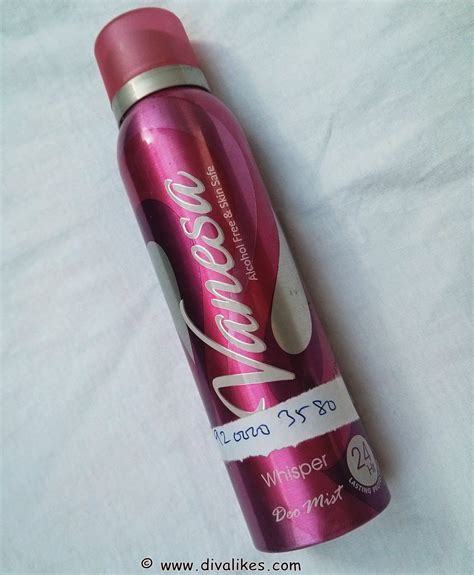 Vanessa Whisper Women Deo Mist Review Diva Likes