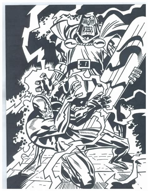 Dr Doom Silver Surfer Bruce Timm Jack Kirby In Tony Altomares Doctor