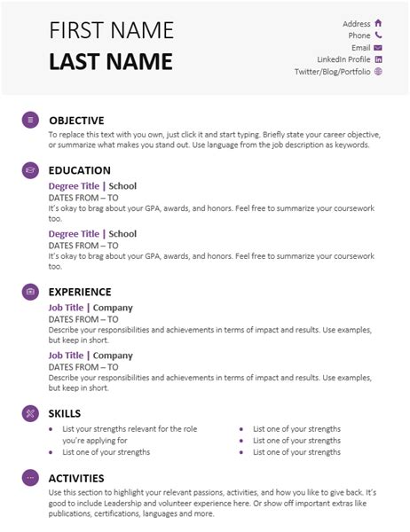 Get inspiration for your resume, use one of our professional templates, and score the job you want. How To Write Student Resume | TemplateDose.com