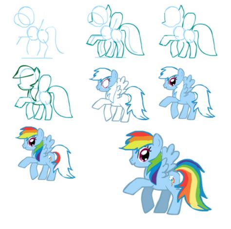 How To Draw Rainbow Dash By Rainbowpudding18 On Deviantart