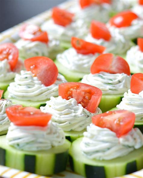 These Fresh Dilly Cucumber Bites Make A Great Healthy Appetizer