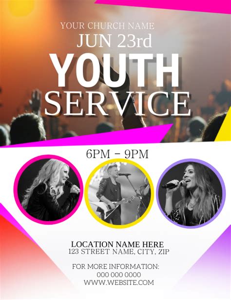 Copy Of Church Youth Conference Flyer Template Postermywall