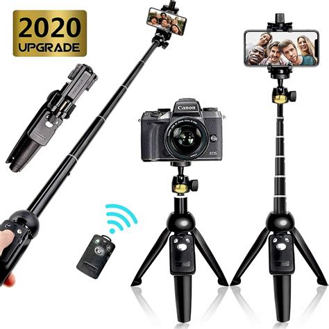 Extendable 40 Selfie Stick Tripod Stand With Bluetooth Remote For