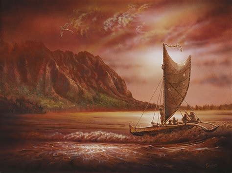 Ancient Voyage Print Hawaiian Art From Hawaii