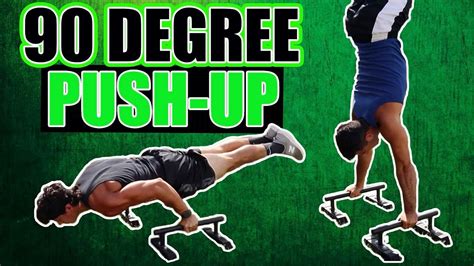how to do a 90 degree handstand push up hardest push up variation ever youtube