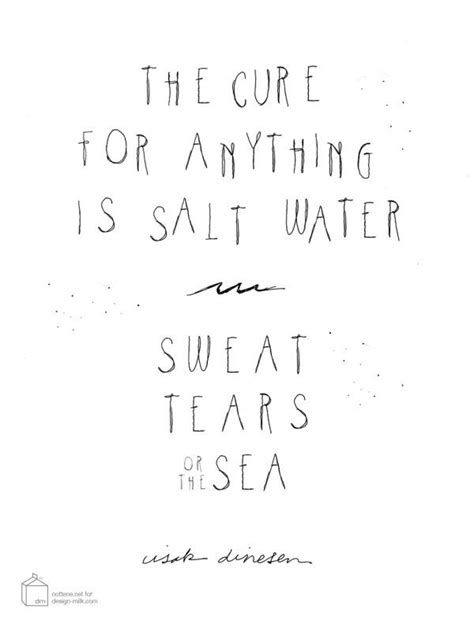 This gives salt water a higher boiling point, she said. Salt Water Quotes. QuotesGram