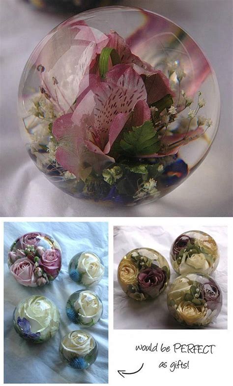 Who wouldn't like to carry a piece of spring around during the but how to do that?resin is a great way to preserve different things. Great idea for what to do with flowers post wedding ...