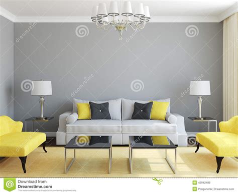 Modern Living Room Stock Illustration Illustration Of Couch 45942489