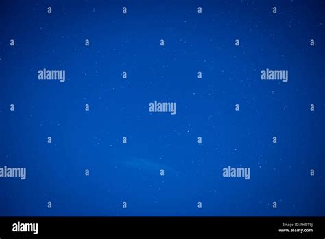 Blue Night Sky With Many Stars Stock Photo Alamy