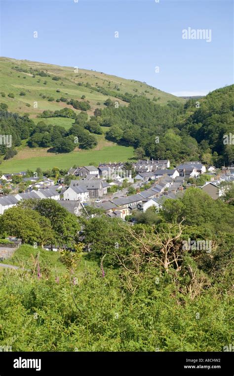 The Welsh Village Of Abergynolwyn Gwynedd North Wales Stock Photo Alamy