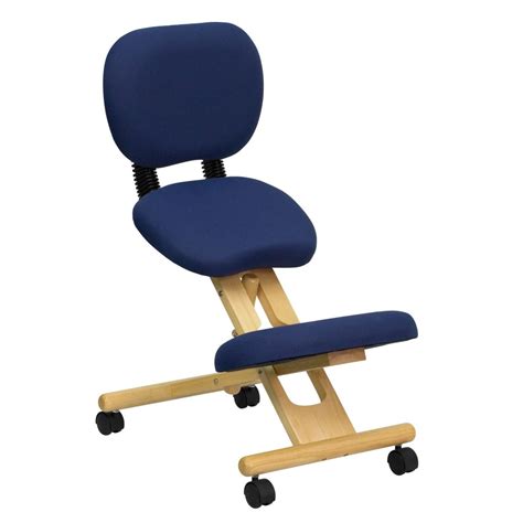 Choose a chair that supports your spinal curves. Flash Furniture WL-SB-310-GG Wooden Ergonomic Kneeling ...