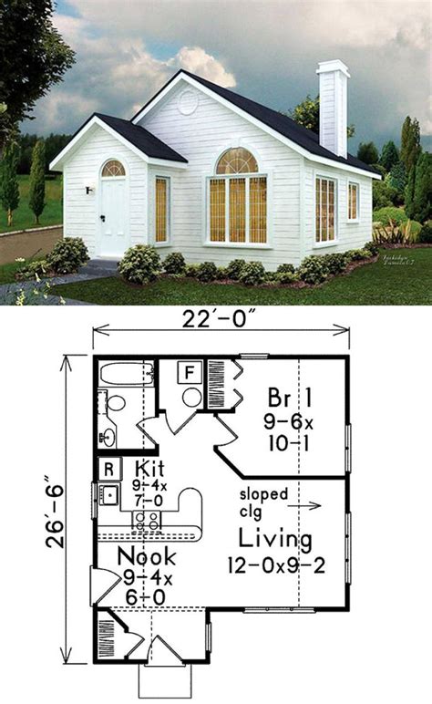 27 Adorable Free Tiny House Floor Plans Cottage House Plans Small
