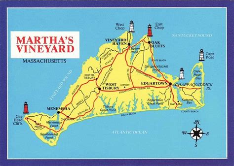 Map Of Marthas Vineyard