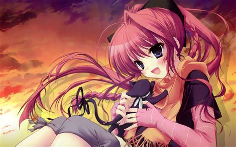 Pink Haired Anime Character Hd Wallpaper Wallpaper Flare