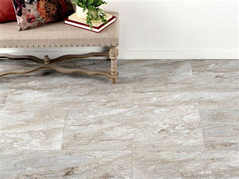 Olympus White Crosscut Honed Quartzite Tile Floor And Decor