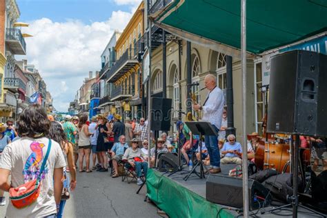 French Quarter Festival On Royal Street In New Orleans Editorial Stock