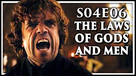 Game Of Thrones Season 4 Episode 6 The Laws Of Gods And Men Discussion And Review S4e6 Youtube