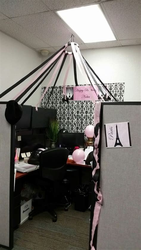 Cubicle Birthday Decoration Cubicle Decor Office Work Office Decor