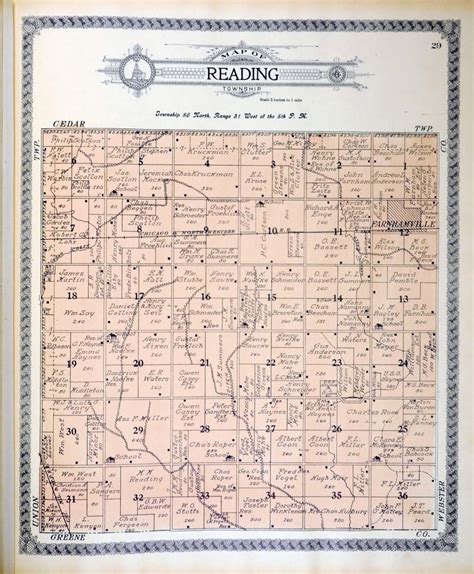 1911 Plat Map Calhoun County Iowa An Iagenweb Project