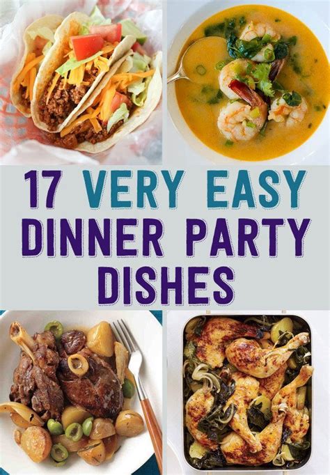 Dinner parties needn't be stuffy and formal. 17 Easy Recipes For A Dinner Party | Dinner, Home and ...