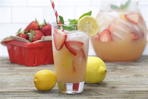 Strawberry Peach Lemonade Gather Lemons