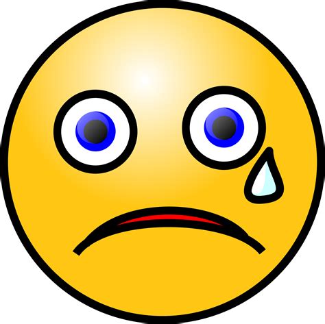 Clipart Emoticons Crying Face