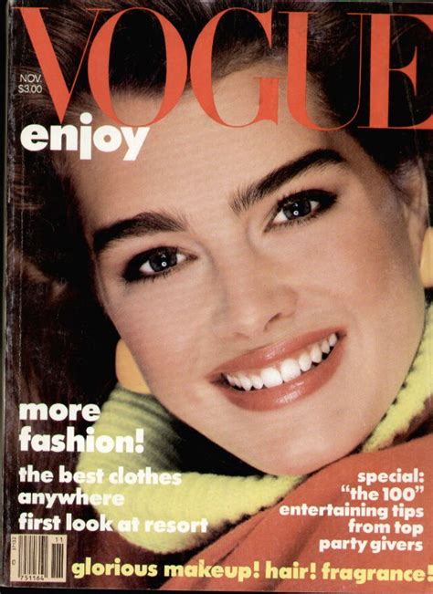 Brooke Shields By Avedon For Vogue 1983 Brooke Shields Vogue