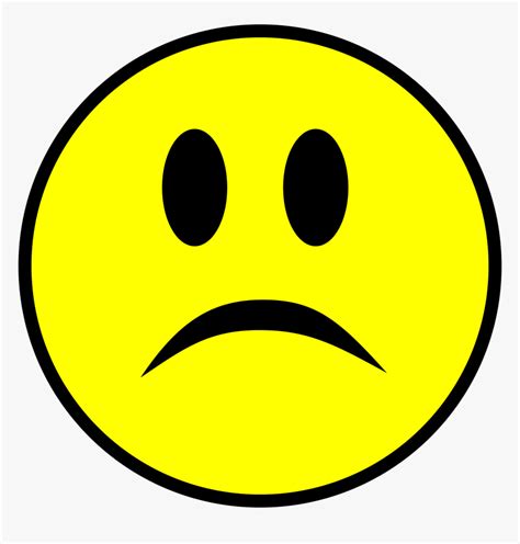 Transparent Yellow Sad Face With The Help Of Emojis Say Whatever You