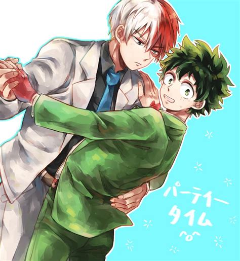 Todoroki And Midoriya Boku No Hero Academia Todoroki And Izuku