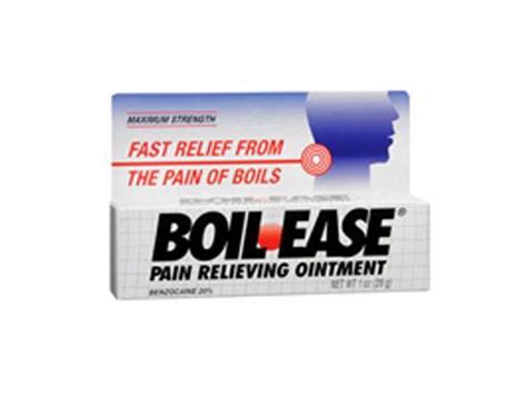 Boil Ease Pain Relieving Ointment Maximum Strength 1 Oz By Boil Ease