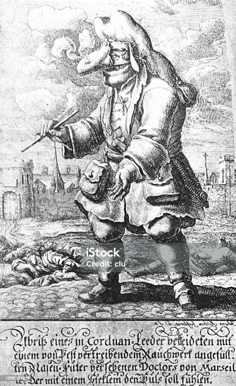 Plague Protective Suit In The Middle Ages Stock Illustration Download