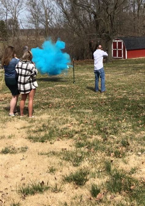 Shooting Target Gender Reveal Skeet Shooting Targets Xl Hanging