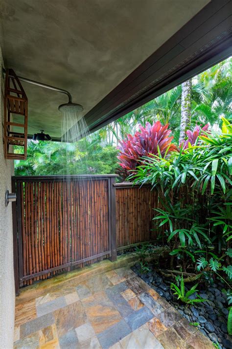Tropical Outdoor Shower Hgtv