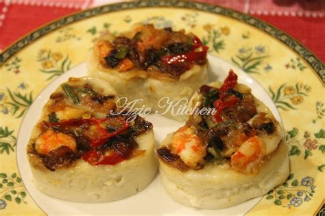 Resipi kuih tradisional malaysia, resepi kuih sedap, lazat. Kuih Talam Berlauk - Azie Kitchen