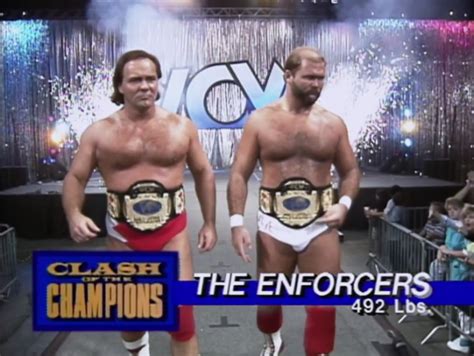 the enforcers [larry zbyszko and arn anderson] wrestling stars pro wrestling arn anderson