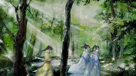 Anime Mo Dao Zu Shi Lan Sizhui Jin Ling Lan Jingyi Hd Wallpaper