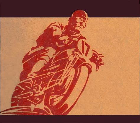 Vintage Motorcycle Art 4 Inazuma Café Racer