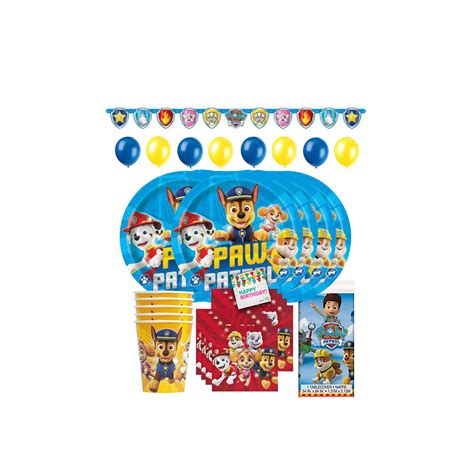 Buy Hello Party Paw Patrol Birthday Party Supplies Complete For 16