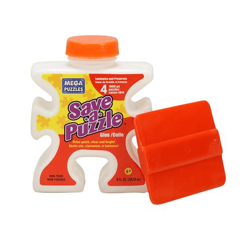 You'll be pleasantly surprised at how well this puzzle glue works and how easy it is to use. Mega Bloks Save-A-Puzzle Glue and Applicator 8 ounces ...