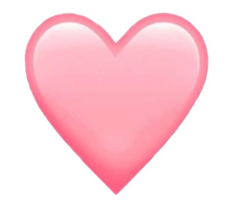 Love Pink Heart Emoji Png Clipart Png Mart