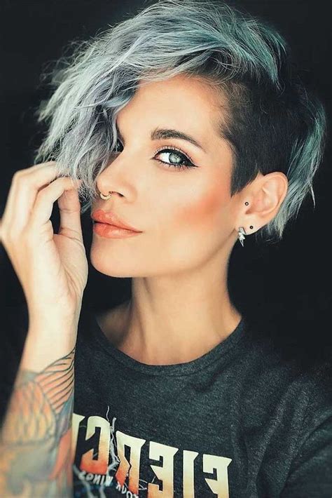 From natural to dramatic colors. 1001 + ideas for beautiful and elegant short haircuts for ...