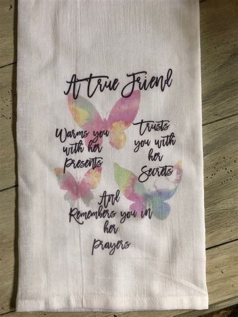 Excited To Share This Item From My Etsy Shop Friendship Towel Tea