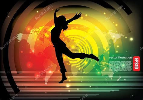 Woman Dancer Silhouette Stock Vector Image By ©sparkdesign 45267297