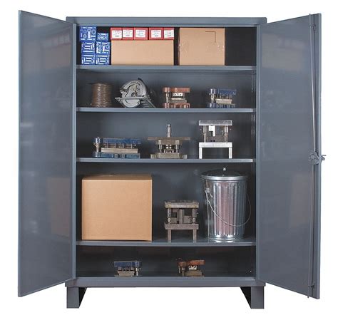 Durham Mfg Heavy Duty Storage Cabinet Gray 78 In H X 48 In W X 24 In