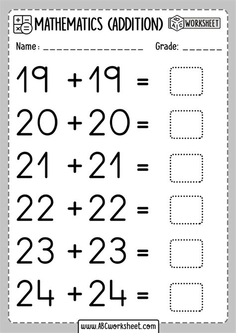 Doubles And Doubles Plus One Worksheet