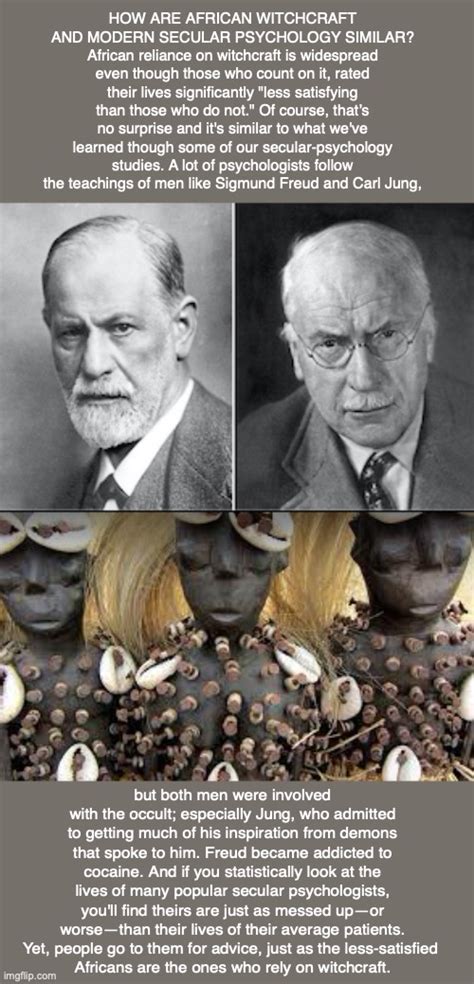 Image Tagged In Psychology Psychiatrist Witchcraft Demon Sigmund Freud Carl Jung Imgflip