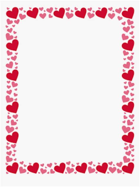 Valentines Day Border Hd Png Download Transparent Png Image