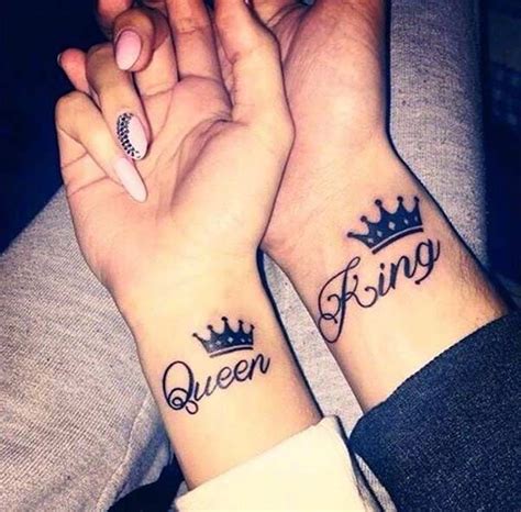 51 king and queen tattoos for couples tattoos cute couple tattoos relationship tattoos tattoos