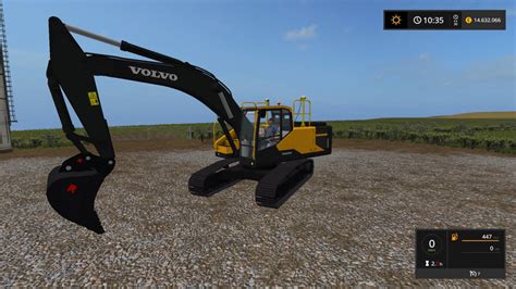 Volvo Excavator Ec300e V 10 Fs17 Farming Simulator 17 Mod Fs 2017 Mod